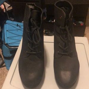 2FOR$20 Mossimo Supply Co Black Heeled Booties